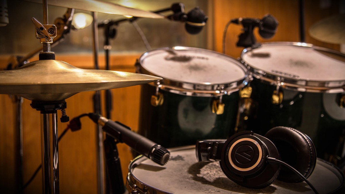 Silver Spring Studio Interior - Drums from Left
